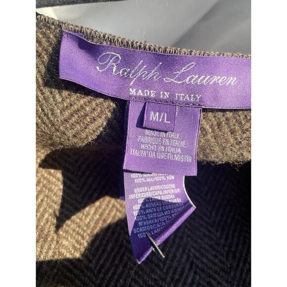 Ralph Lauren Collection Patchwork Poncho Runway 2016 Wool Suede Fringe Coat M/L - Picture 12 of 12